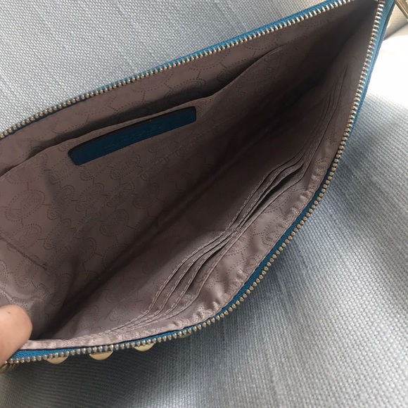 STUDDED MICHAEL KORS CLUTCH - Picture 2 of 5